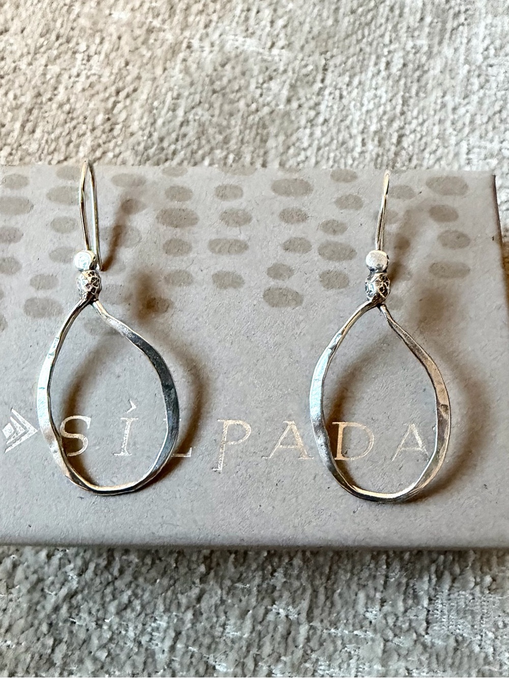 Silpada Sterling Silver Lasso Earrings - Picture 10 of 10